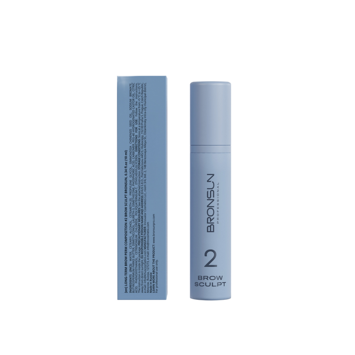 BRONSUN - Long Term Brow Perm Composition - #2 Brow Sculpt, 10ml