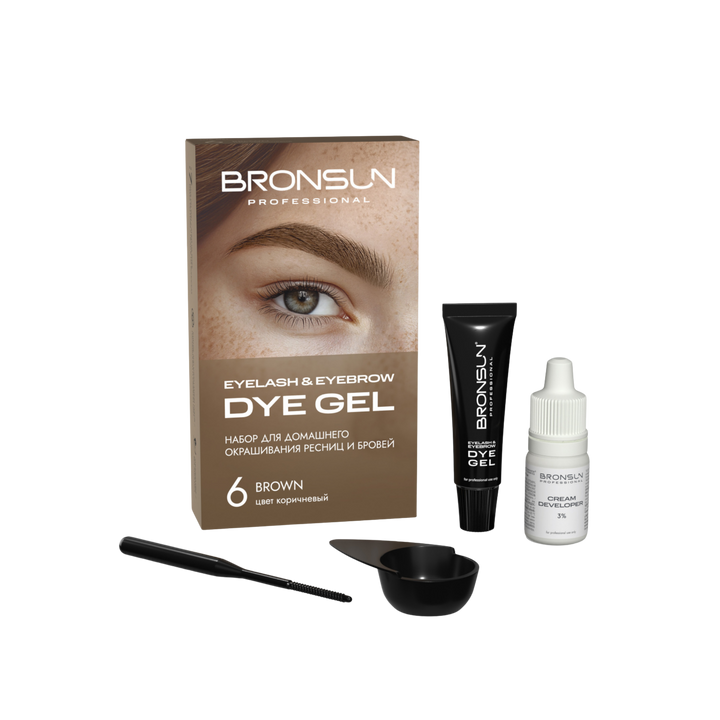 BRONSUN - Eyelash and Eyebrow Dye Home Kit (Choose Your Colour)