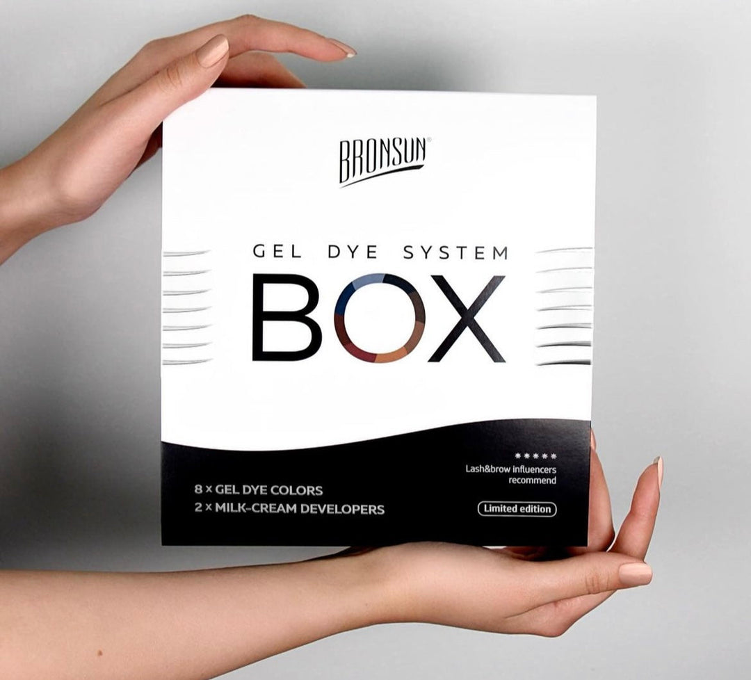 BRONSUN - Hybrid Eyebrow and Eyelash Dye Box Set