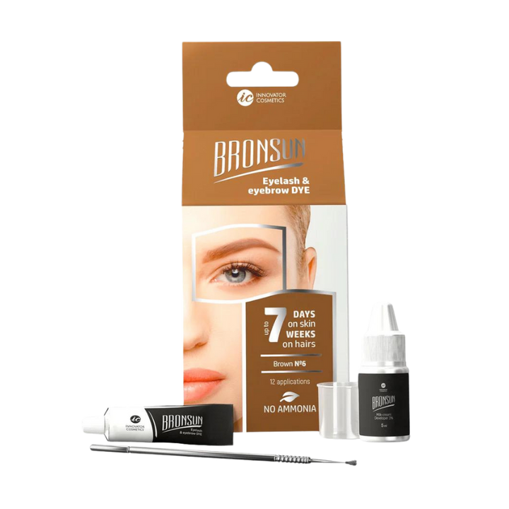 BRONSUN - Eyelash and Eyebrow Dye Home Kit (Choose Your Colour)